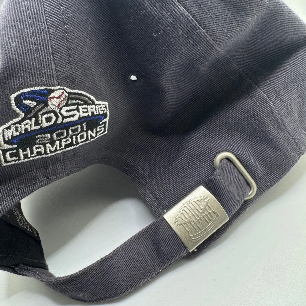 New Era Arizona Diamondbacks 2001 World Series Champions Hat Gray Adjustable MLB